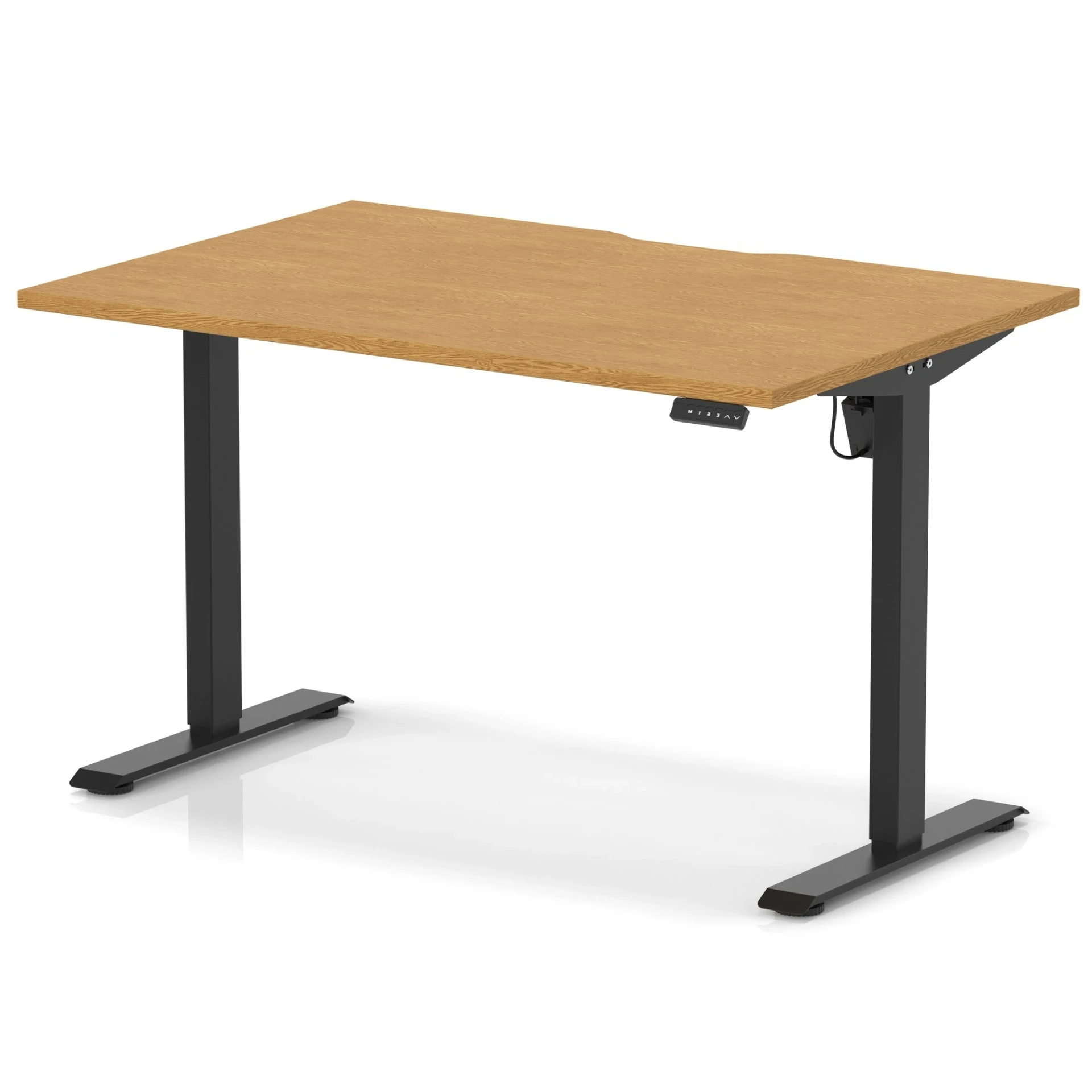 Air Lite Scalloped Edge Height Adjustable Standing Desk