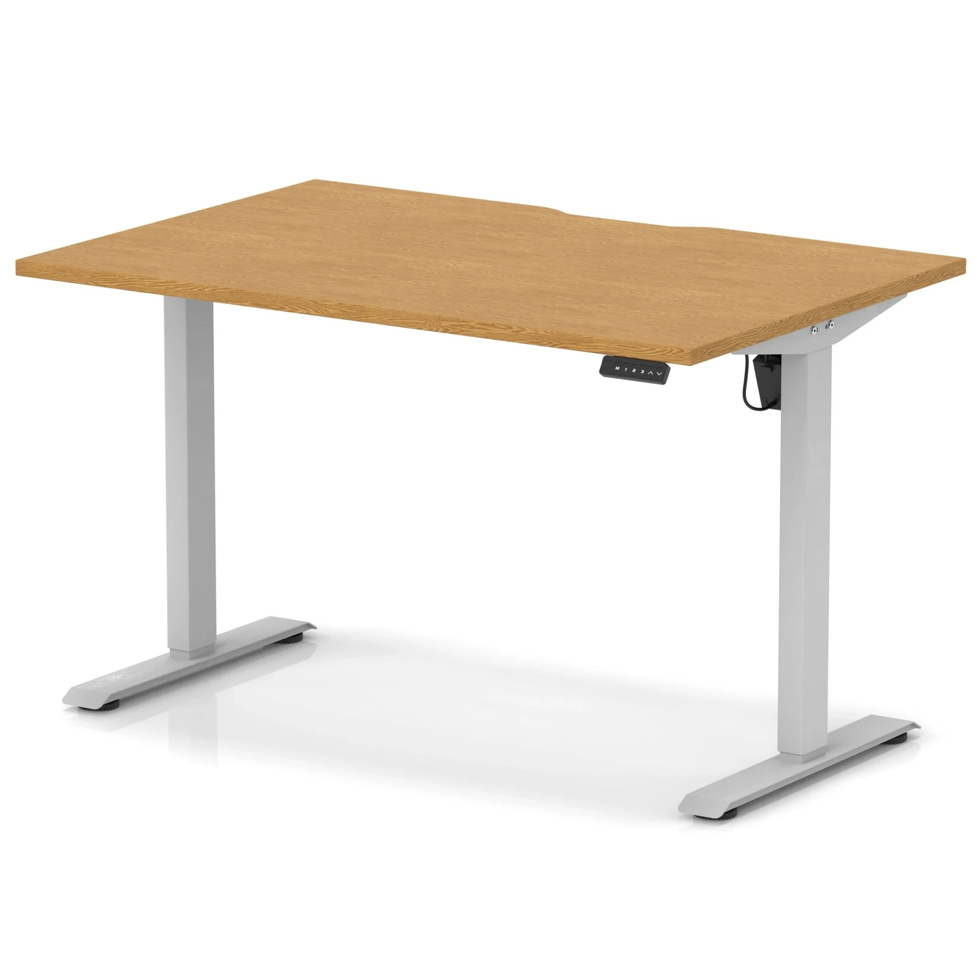 Air Lite Scalloped Edge Height Adjustable Standing Desk