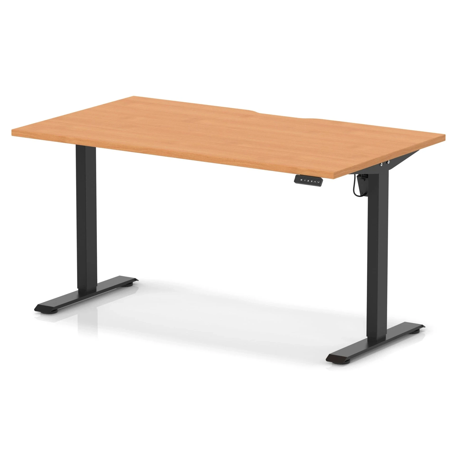Air Lite Scalloped Edge Height Adjustable Standing Desk