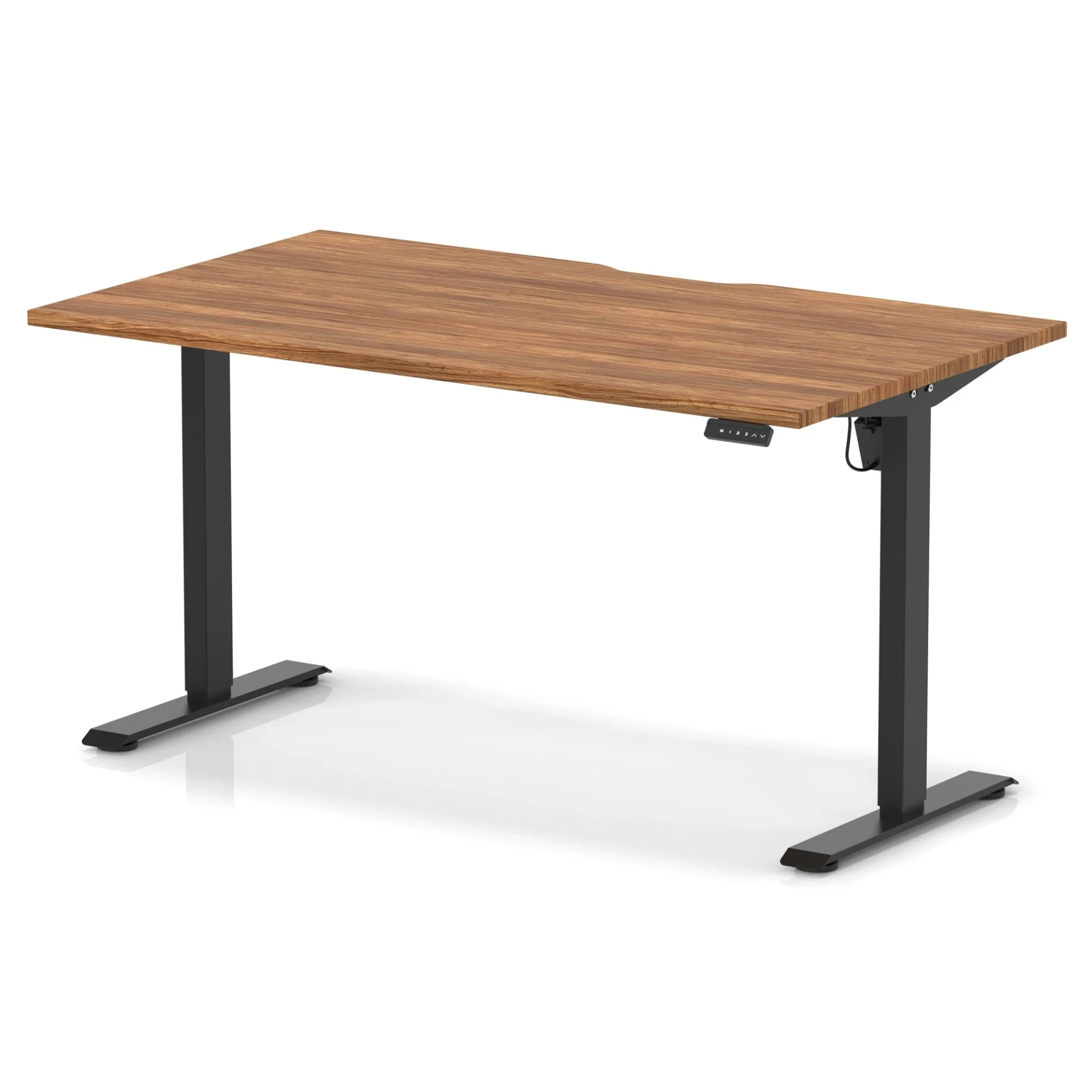 Air Lite Scalloped Edge Height Adjustable Standing Desk