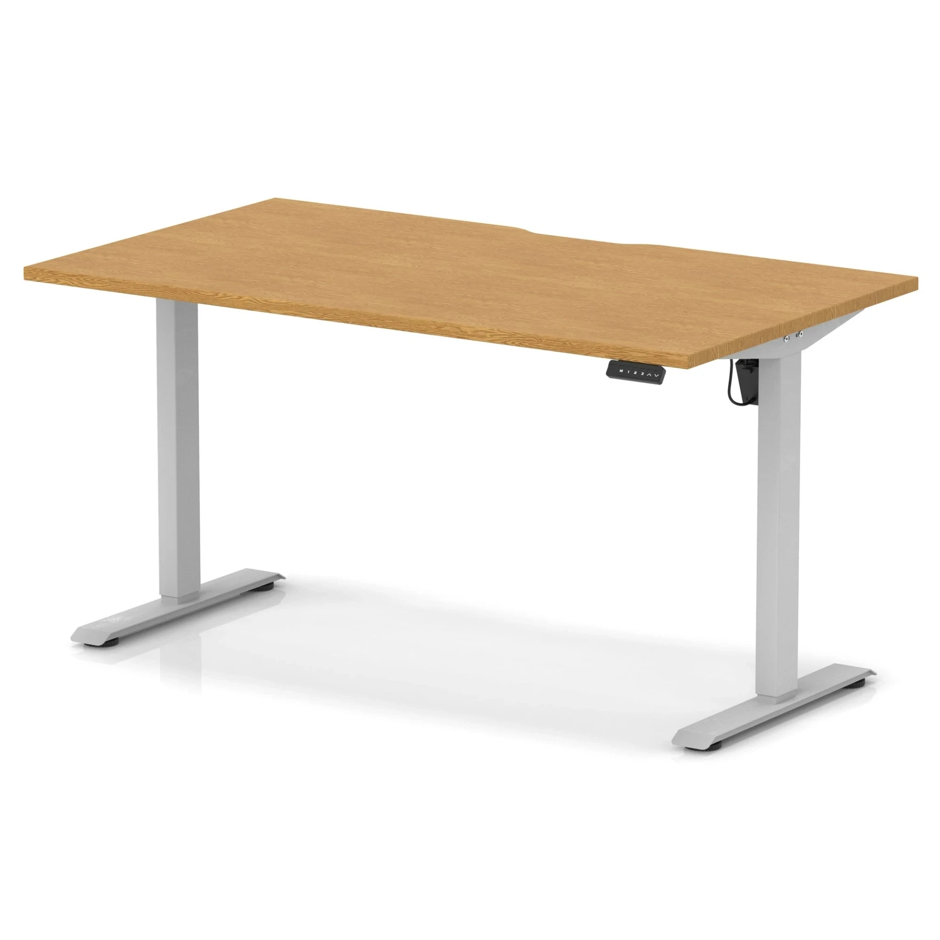 Air Lite Scalloped Edge Height Adjustable Standing Desk