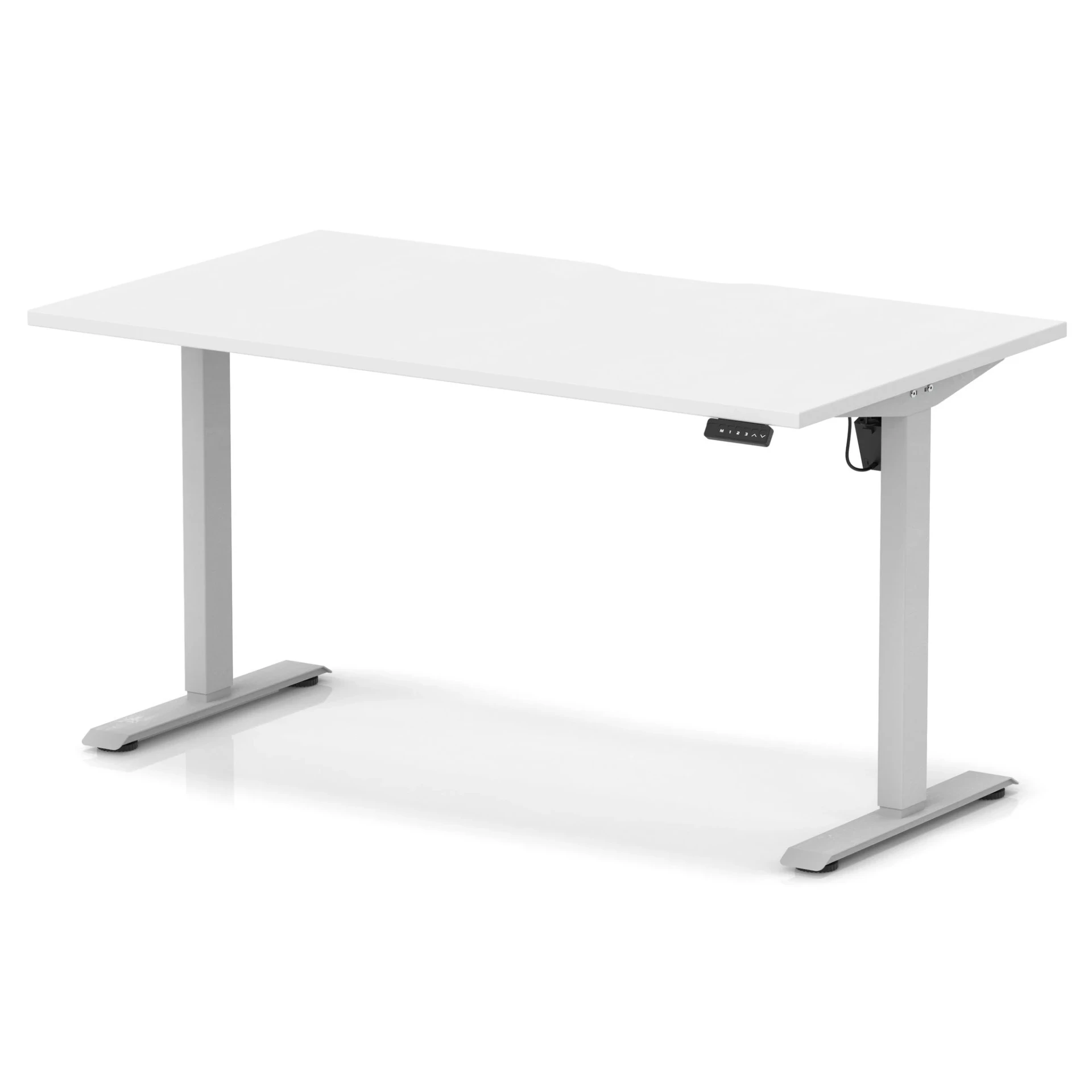 Air Lite Scalloped Edge Height Adjustable Standing Desk