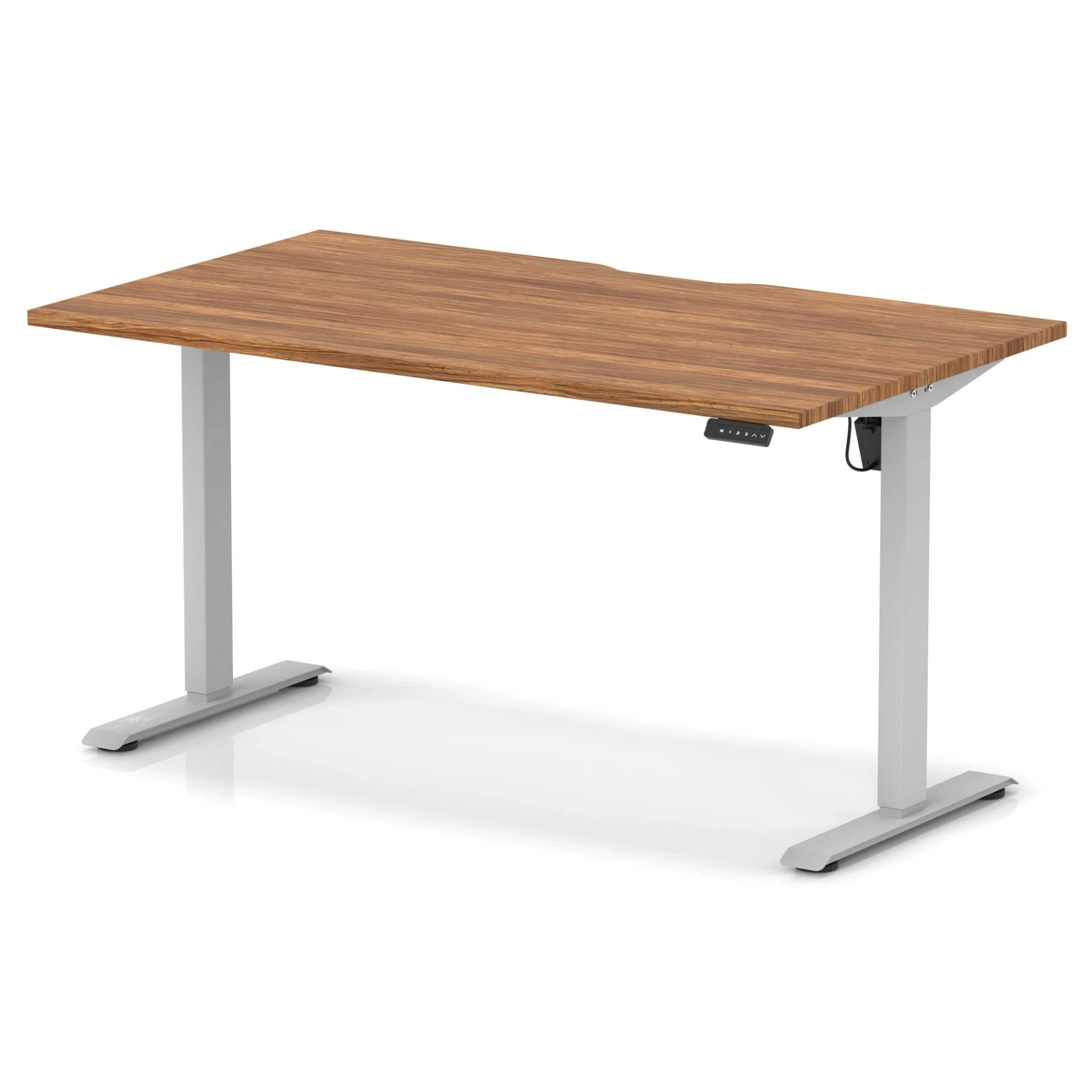 Air Lite Scalloped Edge Height Adjustable Standing Desk
