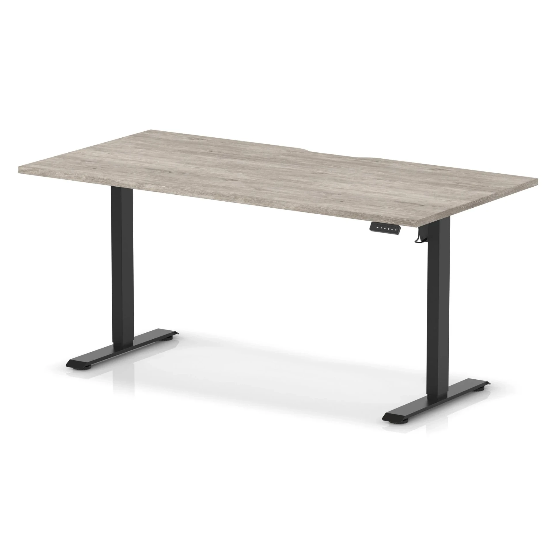 Air Lite Scalloped Edge Height Adjustable Standing Desk