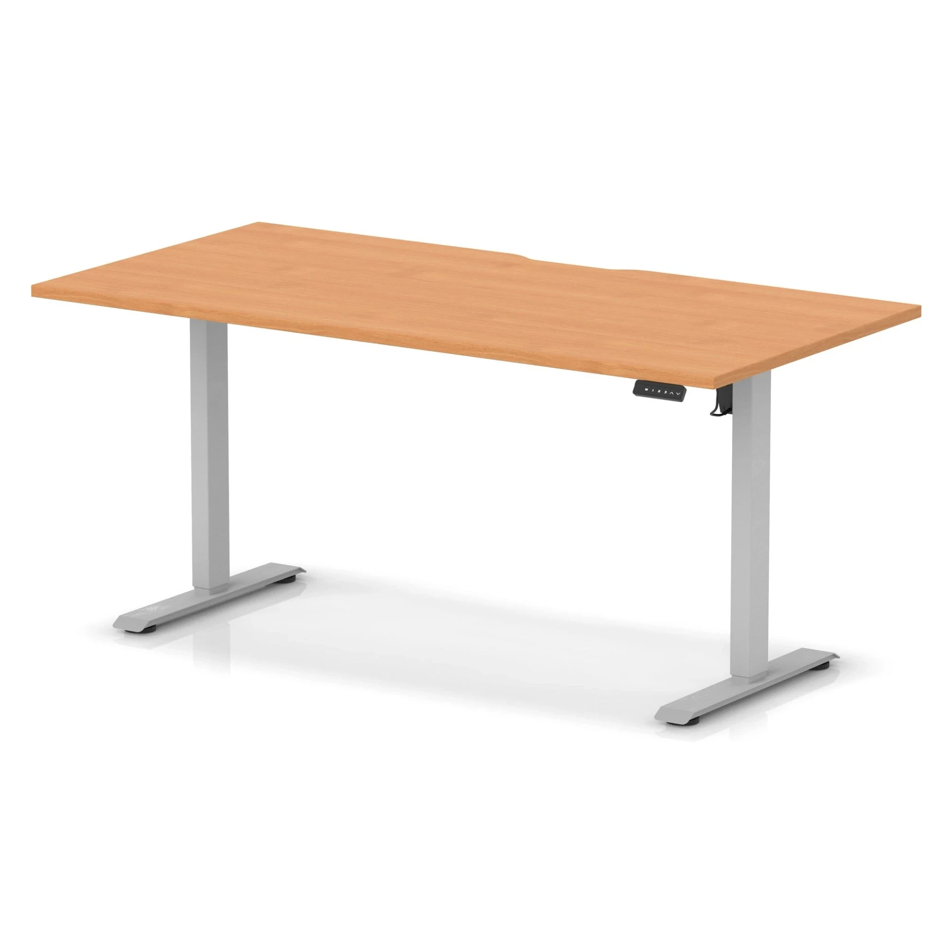 Air Lite Scalloped Edge Height Adjustable Standing Desk