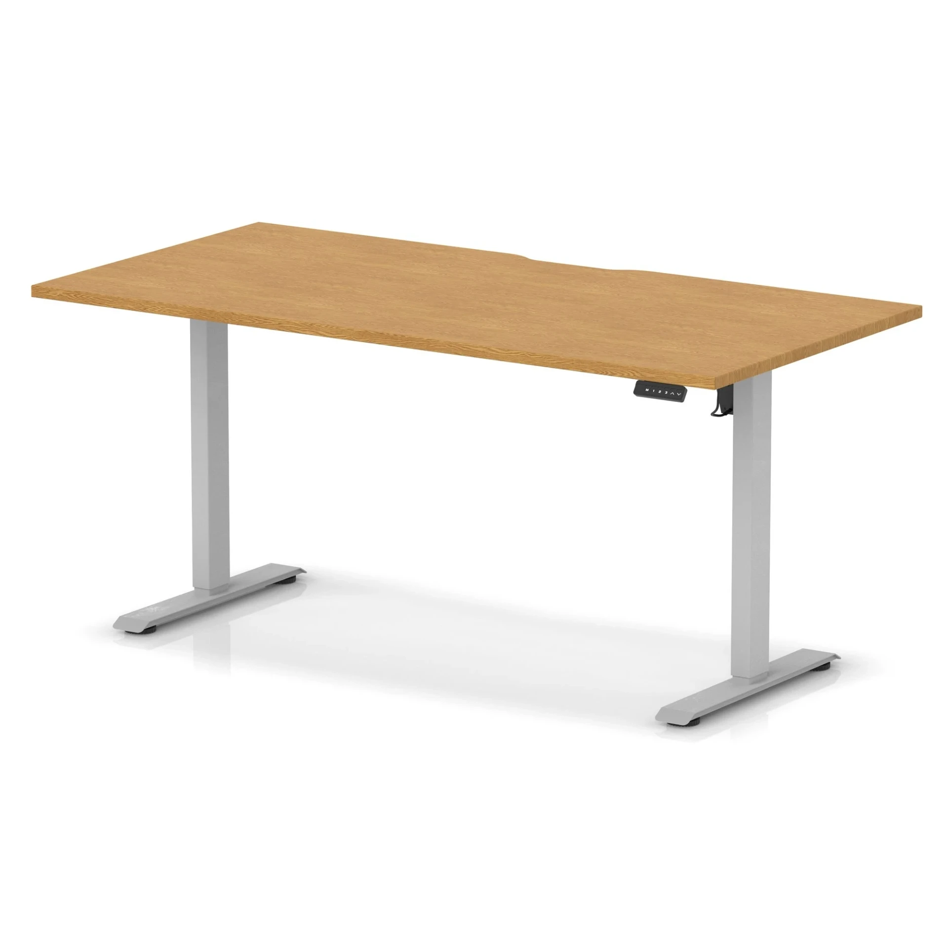 Air Lite Scalloped Edge Height Adjustable Standing Desk