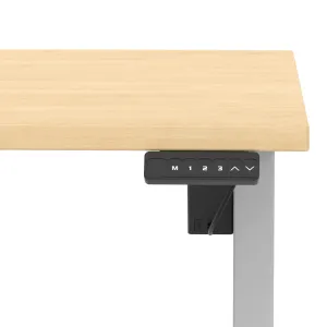 Air Lite Scalloped Edge Height Adjustable Standing Desk