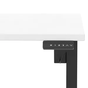 Air Lite Scalloped Edge Height Adjustable Standing Desk