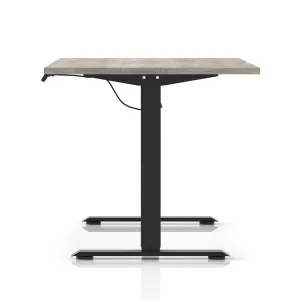 Air Lite Scalloped Edge Height Adjustable Standing Desk