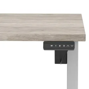 Air Lite Scalloped Edge Height Adjustable Standing Desk