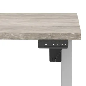 Air Lite Scalloped Edge Height Adjustable Standing Desk
