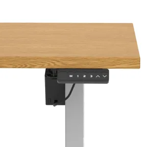 Air Lite Scalloped Edge Height Adjustable Standing Desk
