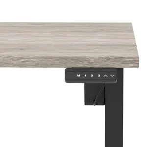 Air Lite Scalloped Edge Height Adjustable Standing Desk