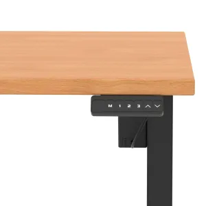 Air Lite Scalloped Edge Height Adjustable Standing Desk