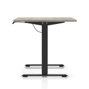 Air Lite Scalloped Edge Height Adjustable Standing Desk