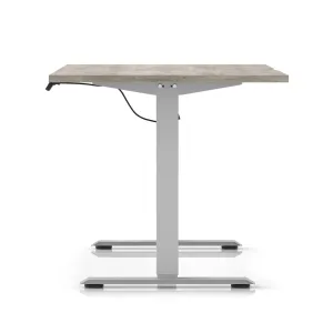 Air Lite Scalloped Edge Height Adjustable Standing Desk