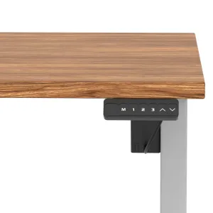 Air Lite Scalloped Edge Height Adjustable Standing Desk