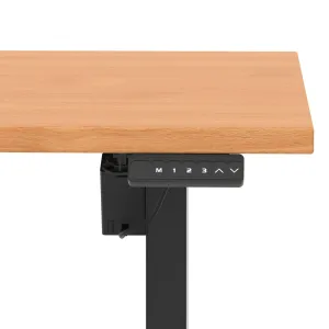Air Lite Scalloped Edge Height Adjustable Standing Desk