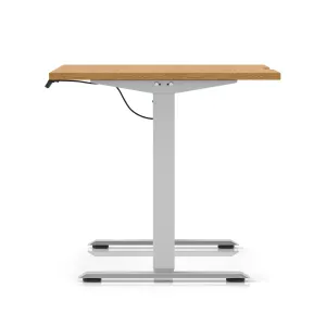 Air Lite Scalloped Edge Height Adjustable Standing Desk
