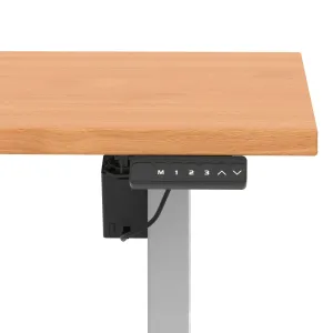 Air Lite Scalloped Edge Height Adjustable Standing Desk