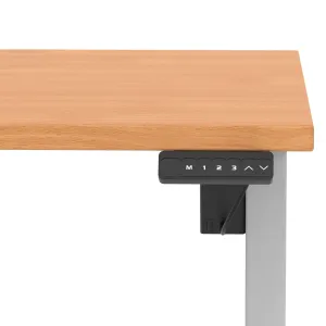 Air Lite Scalloped Edge Height Adjustable Standing Desk