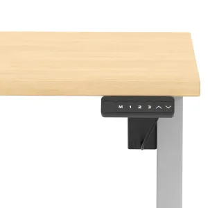 Air Lite Scalloped Edge Height Adjustable Standing Desk