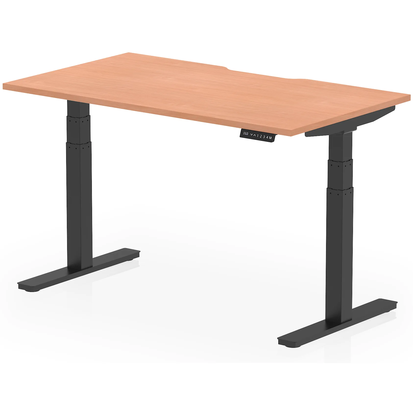 Air Scalloped Edge Electric Height Adjustable Standing Desk