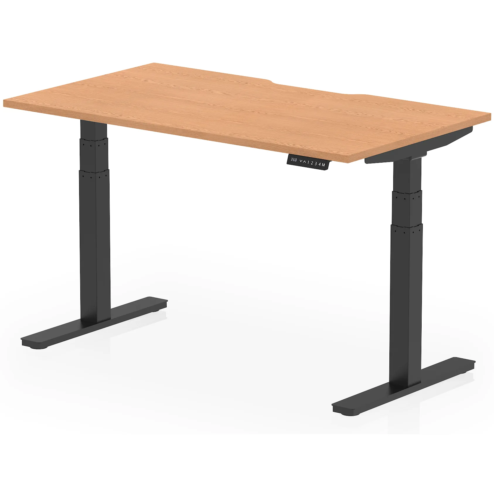 Air Scalloped Edge Electric Height Adjustable Standing Desk