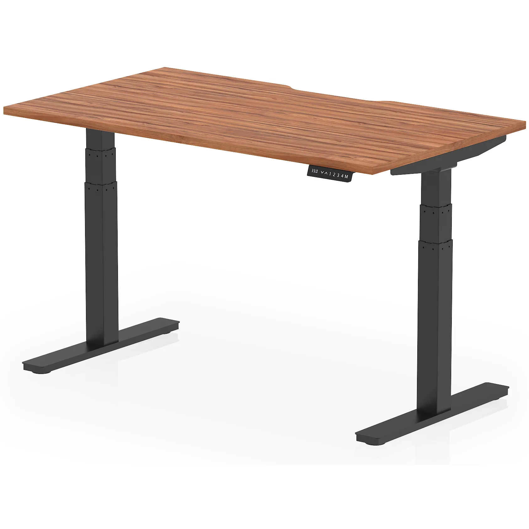 Air Scalloped Edge Electric Height Adjustable Standing Desk