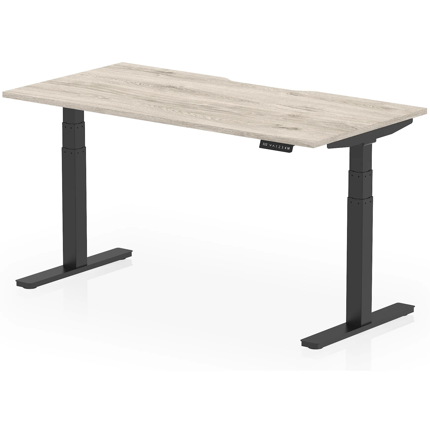 Air Scalloped Edge Electric Height Adjustable Standing Desk