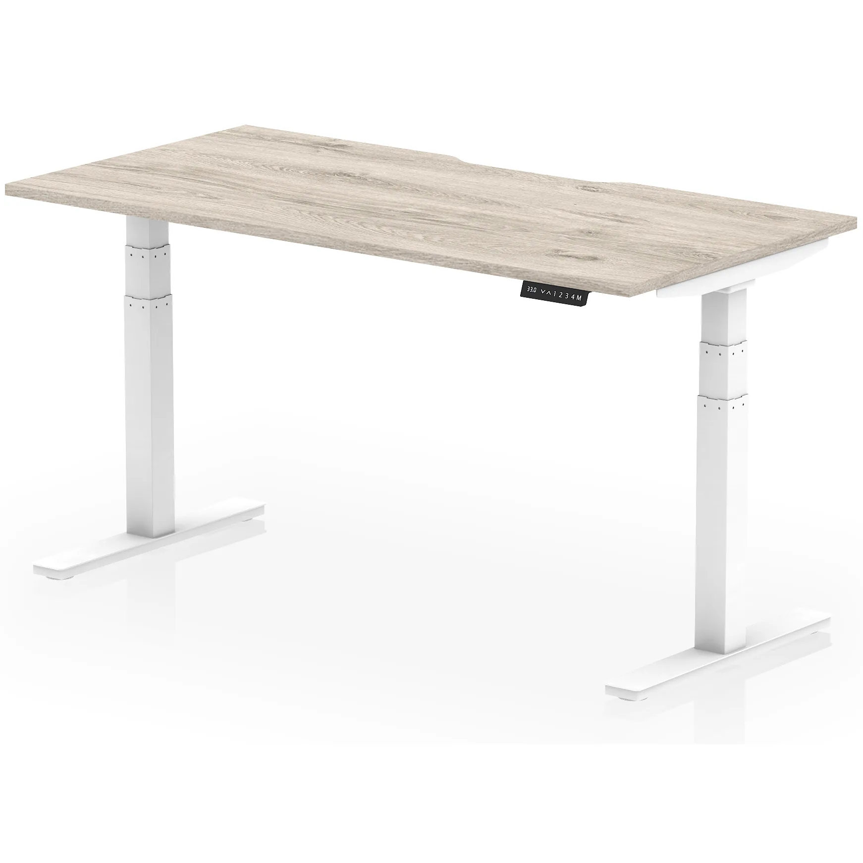 Air Scalloped Edge Electric Height Adjustable Standing Desk