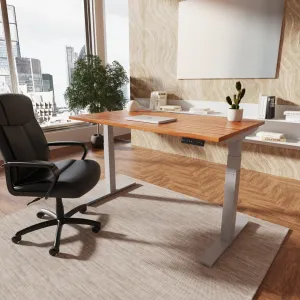 Air Scalloped Edge Height Adjustable Desk