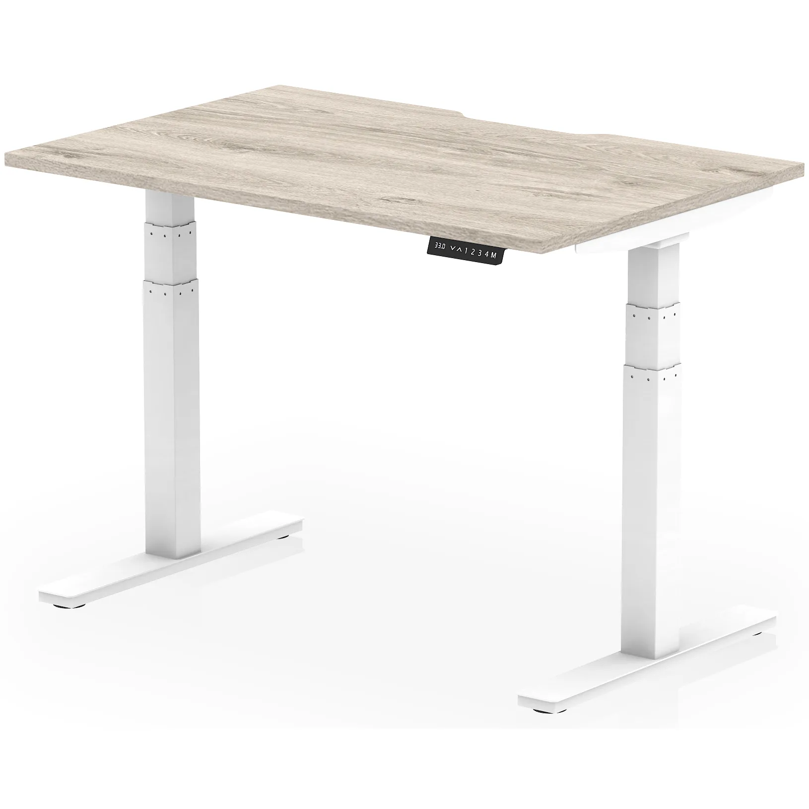 Air Scalloped Edge Electric Height Adjustable Standing Desk