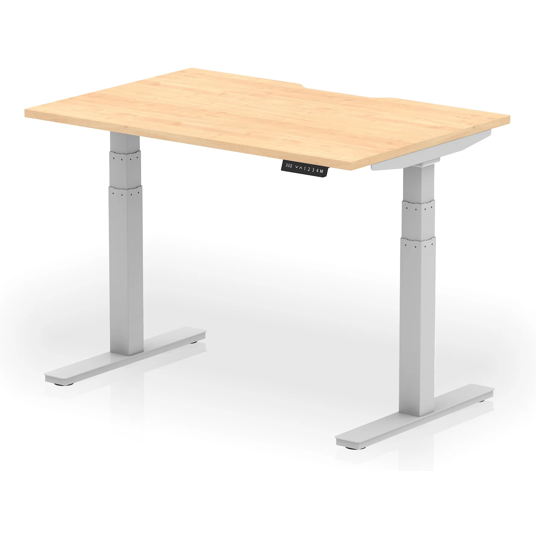 Air Scalloped Edge Electric Height Adjustable Standing Desk