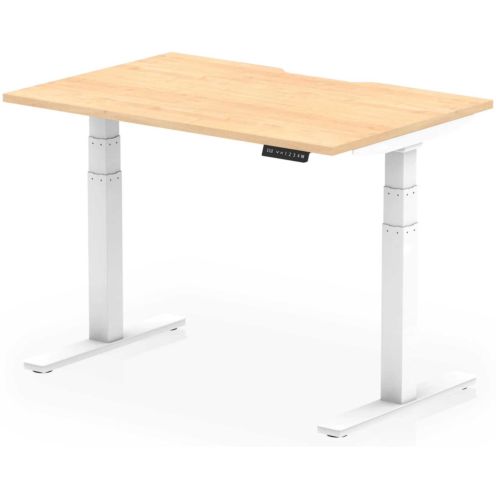 Air Scalloped Edge Electric Height Adjustable Standing Desk