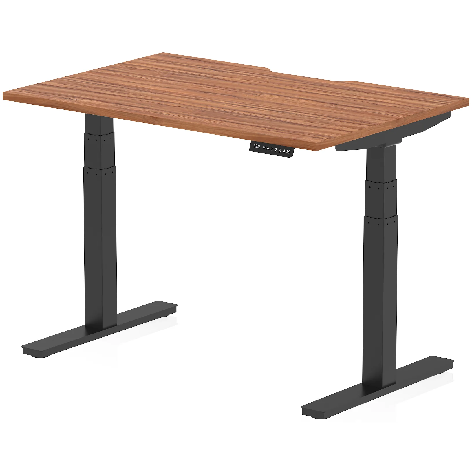 Air Scalloped Edge Electric Height Adjustable Standing Desk