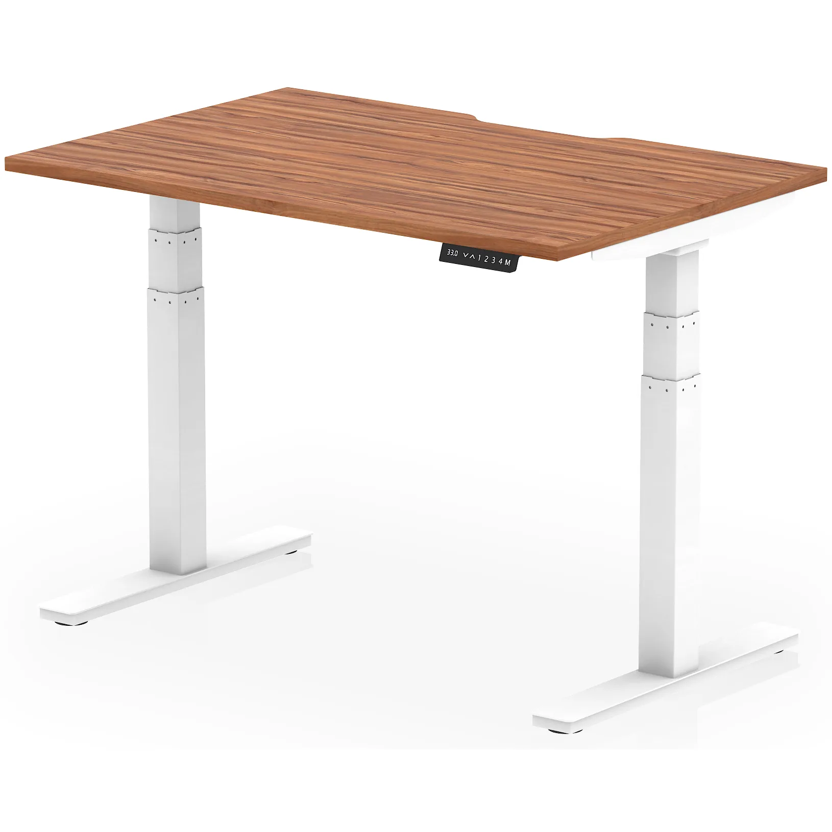 Air Scalloped Edge Electric Height Adjustable Standing Desk