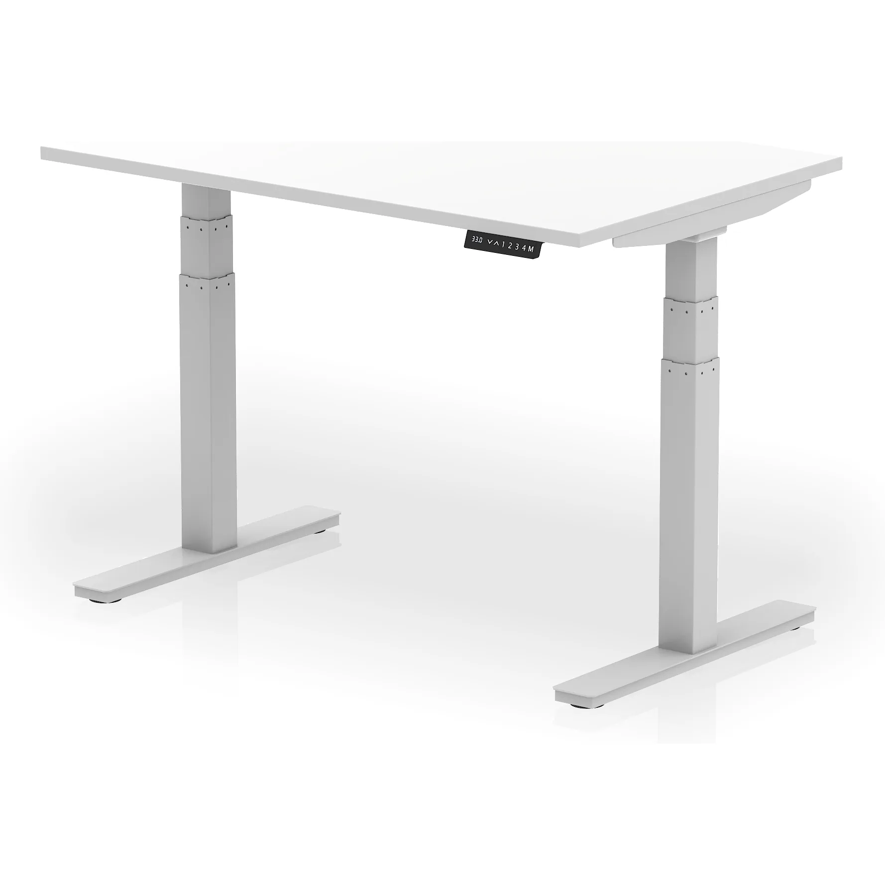 Air Scalloped Edge Electric Height Adjustable Standing Desk