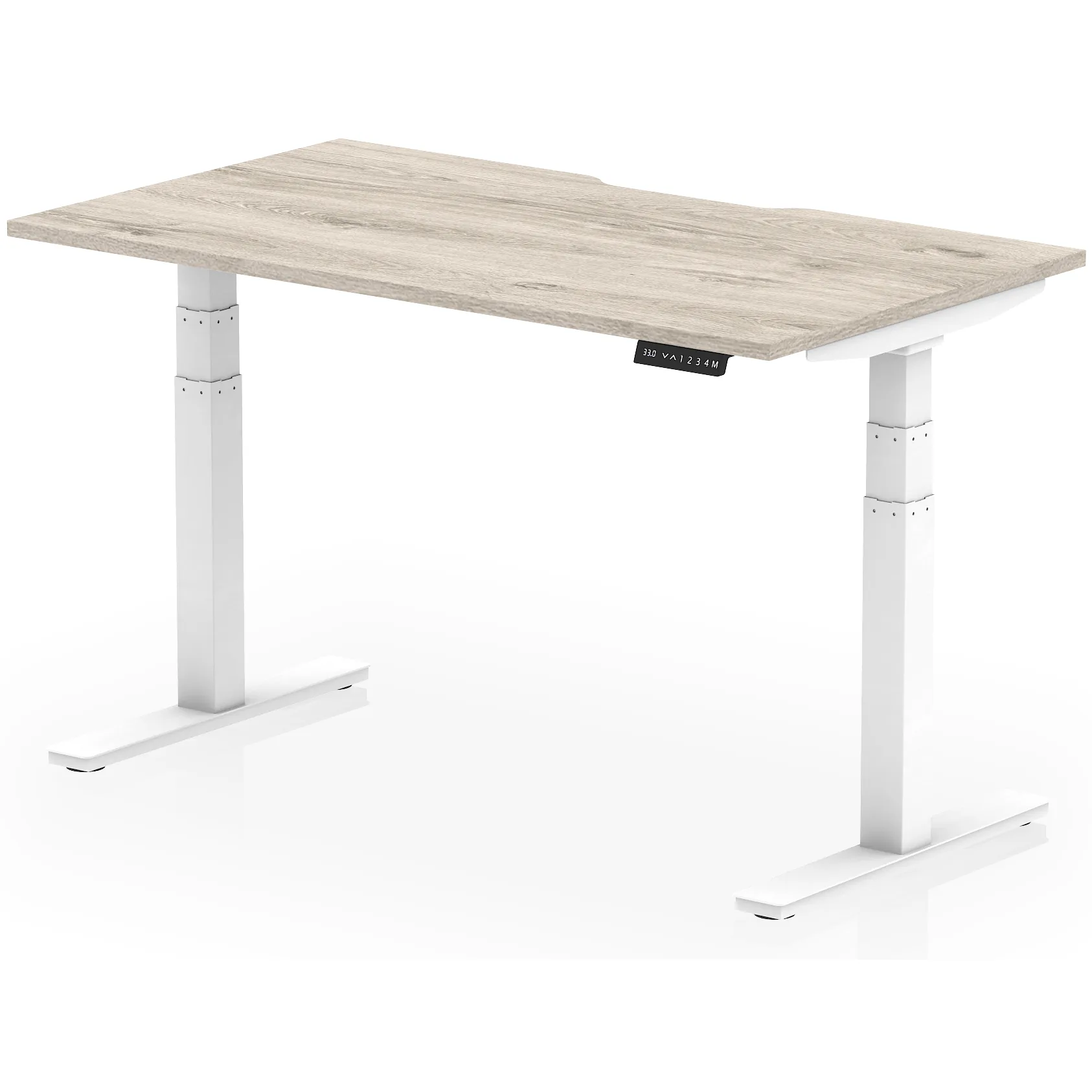 Air Scalloped Edge Electric Height Adjustable Standing Desk