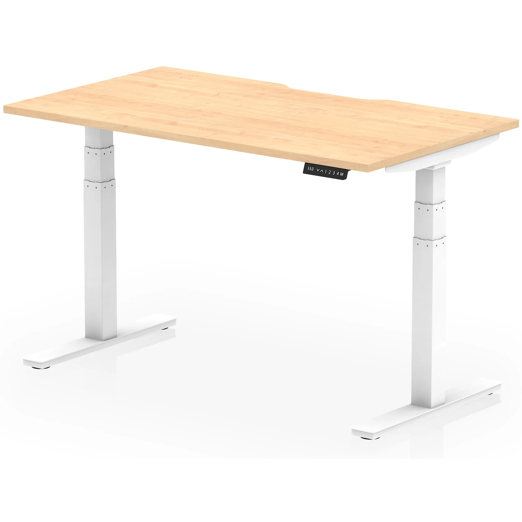 Air Scalloped Edge Electric Height Adjustable Standing Desk