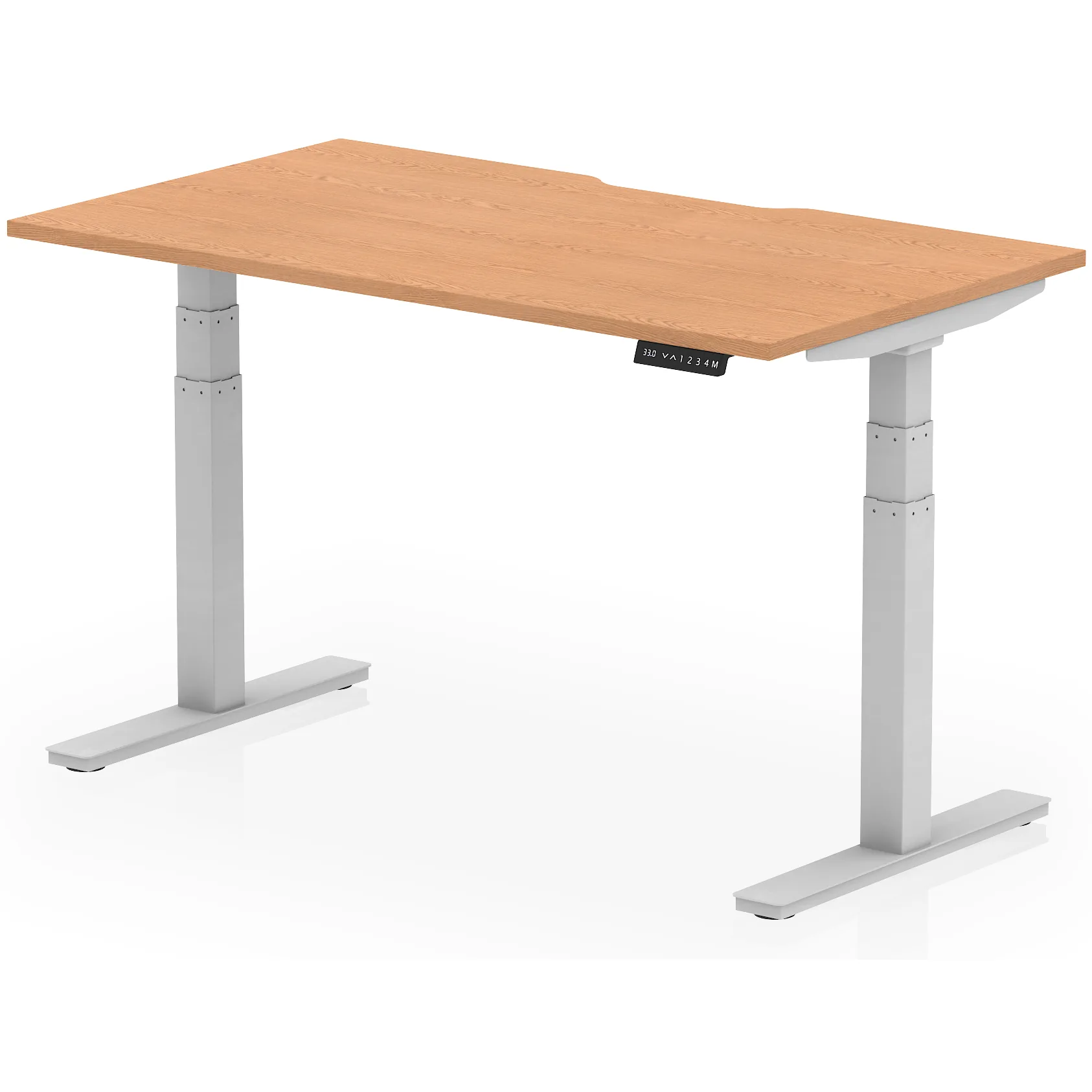 Air Scalloped Edge Electric Height Adjustable Standing Desk