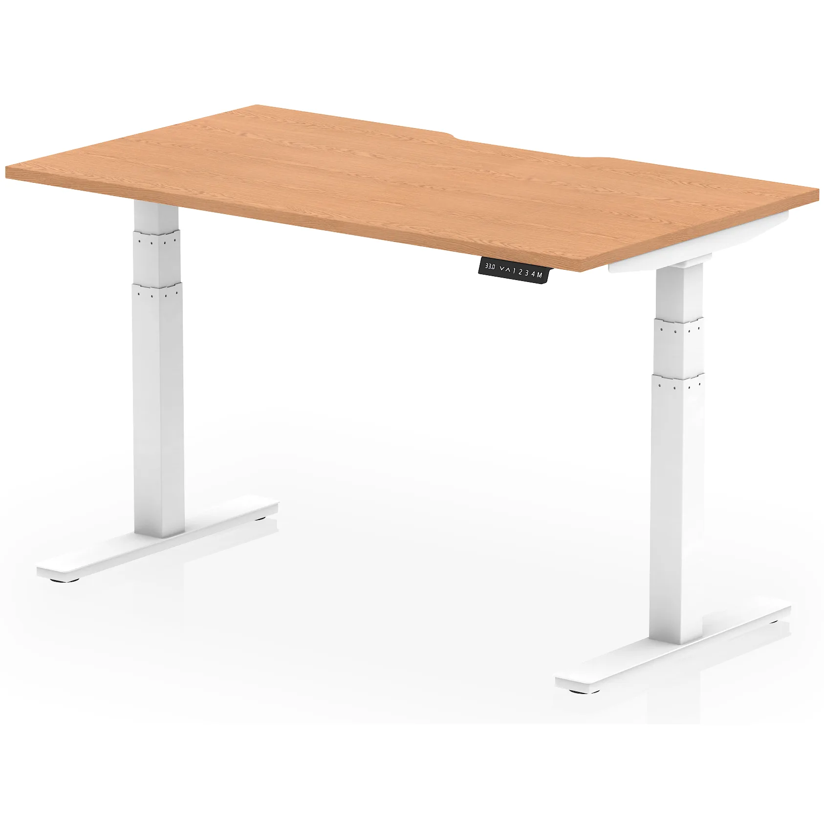 Air Scalloped Edge Electric Height Adjustable Standing Desk