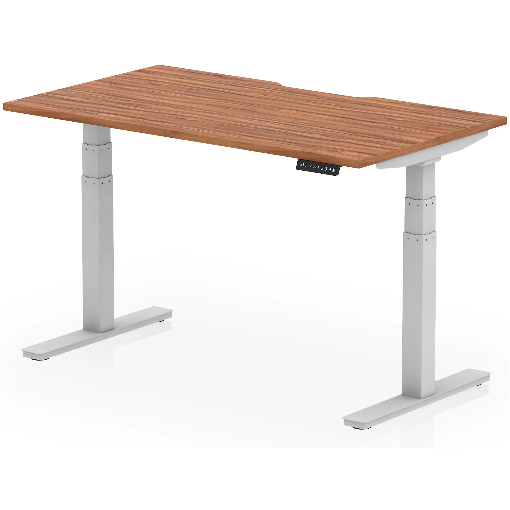 Air Scalloped Edge Electric Height Adjustable Standing Desk