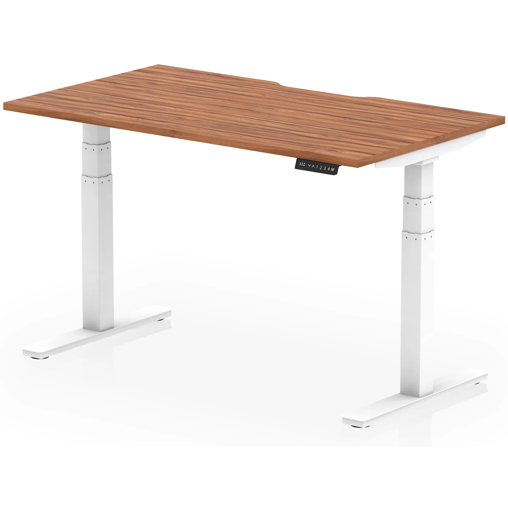 Air Scalloped Edge Electric Height Adjustable Standing Desk