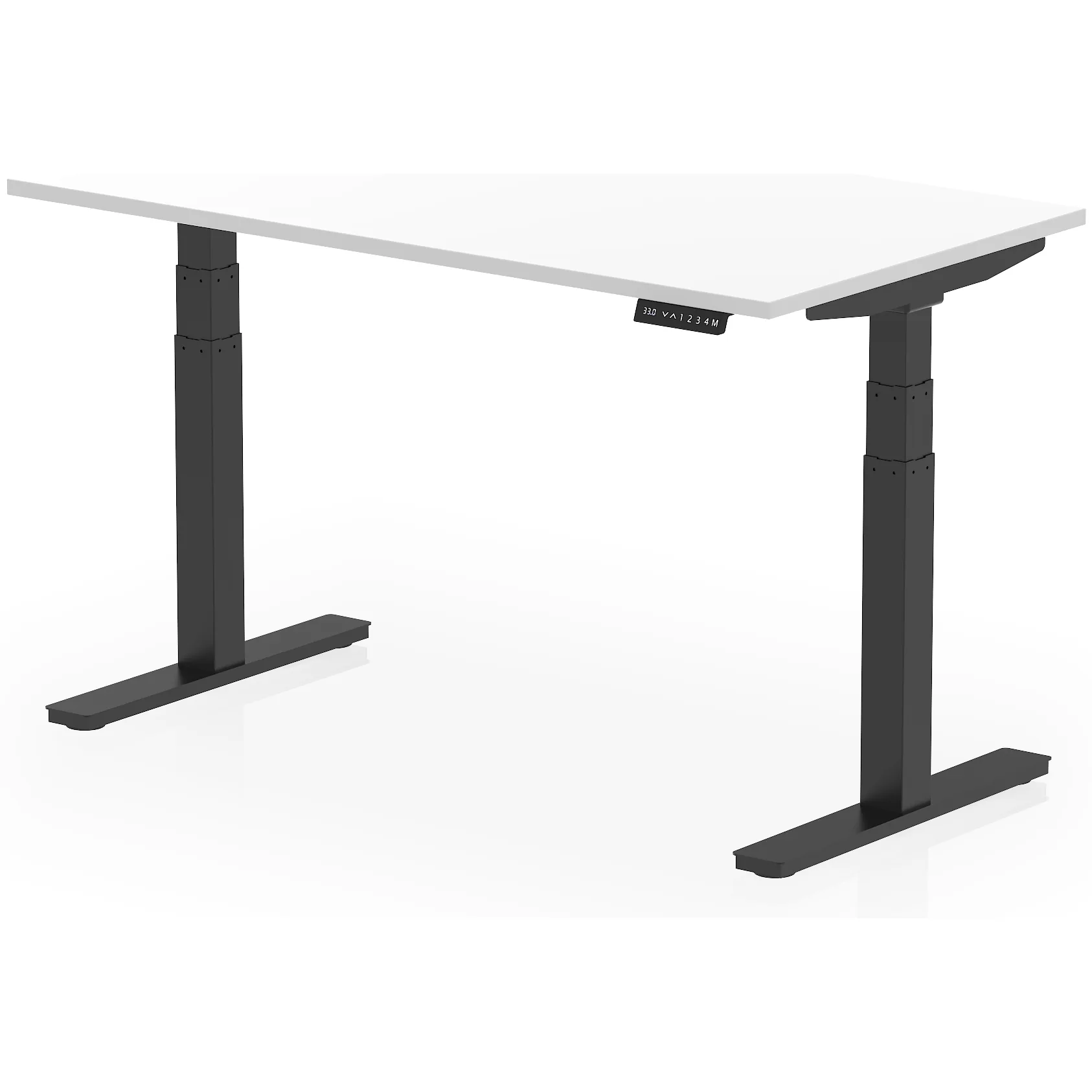 Air Scalloped Edge Electric Height Adjustable Standing Desk