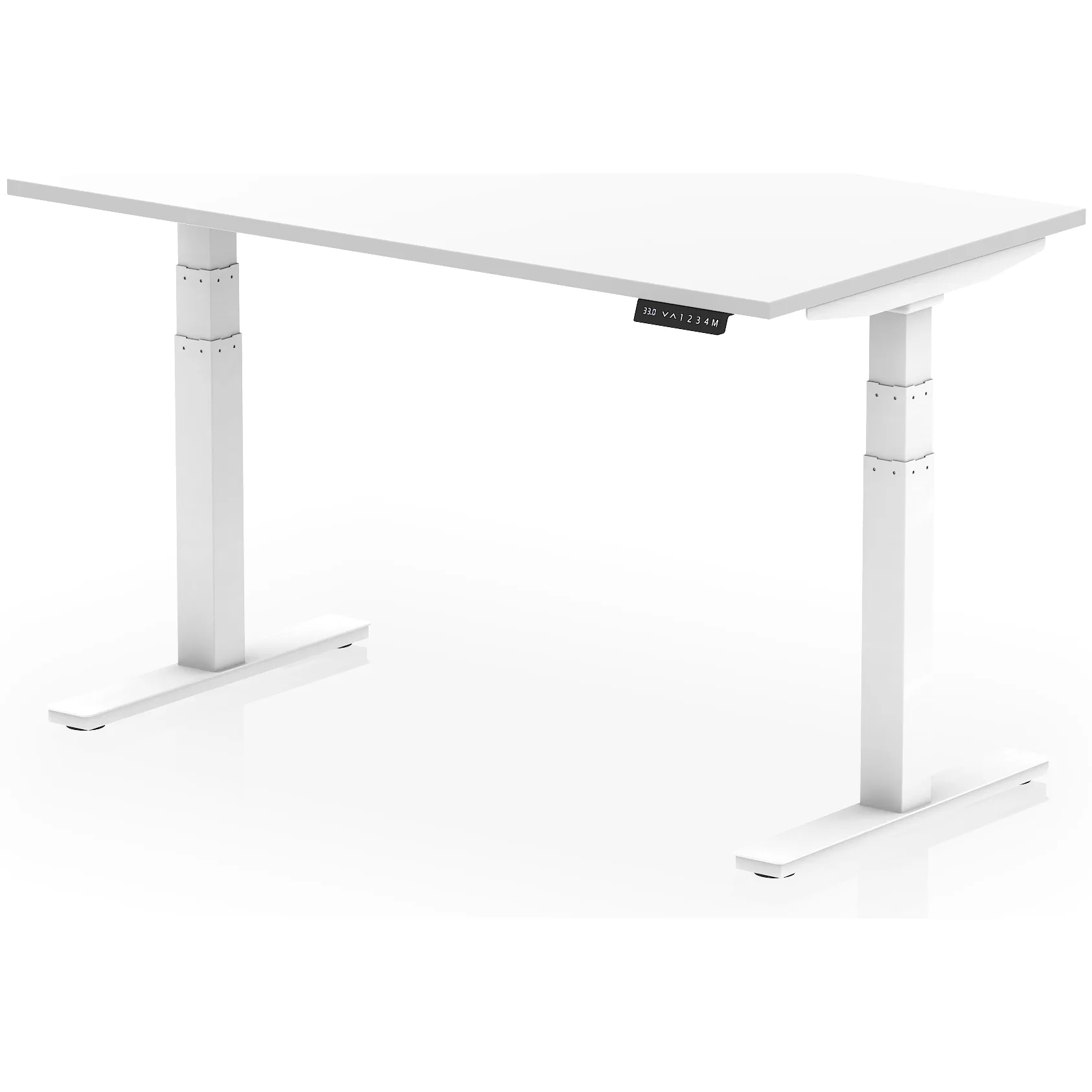 Air Scalloped Edge Electric Height Adjustable Standing Desk