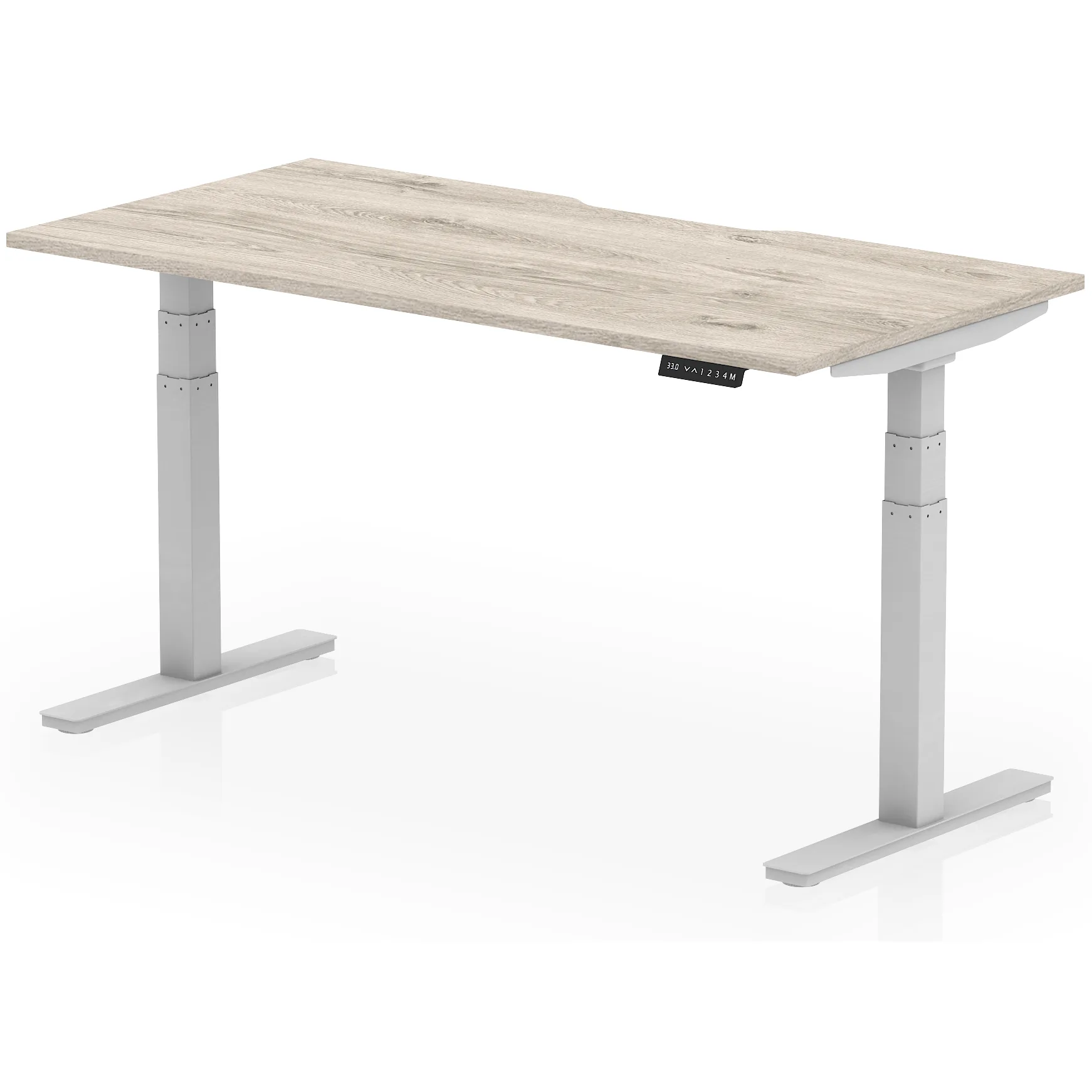 Air Scalloped Edge Electric Height Adjustable Standing Desk