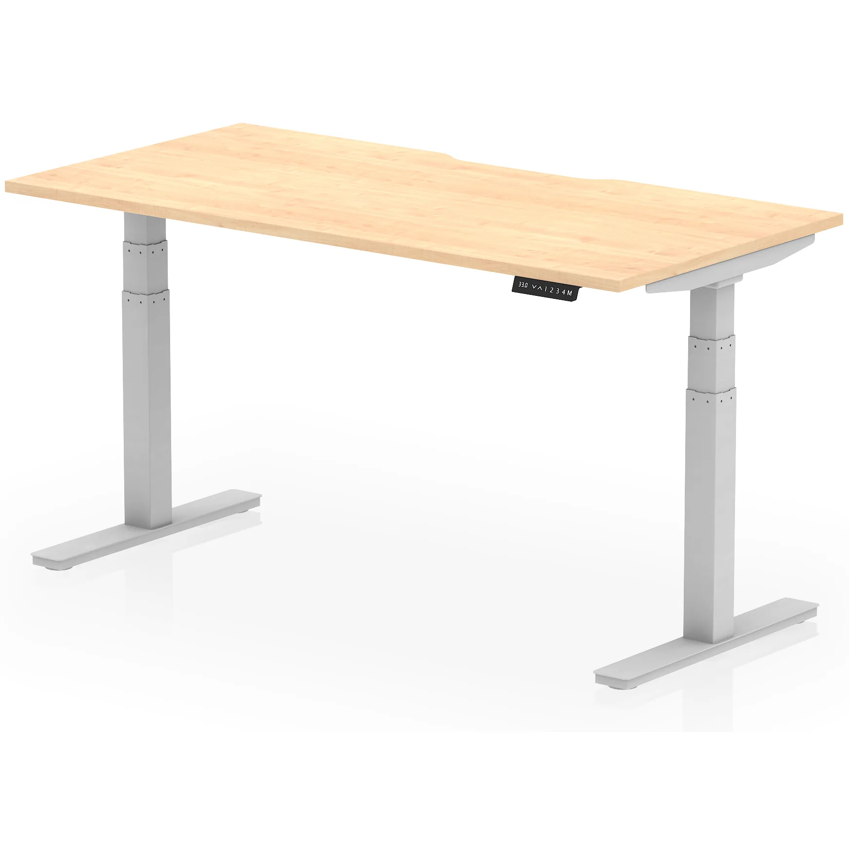 Air Scalloped Edge Electric Height Adjustable Standing Desk