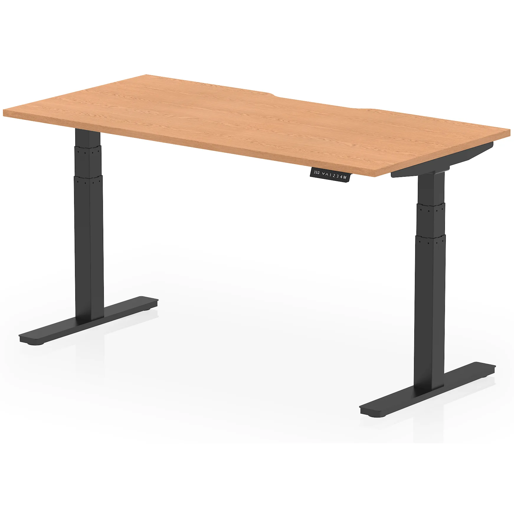 Air Scalloped Edge Electric Height Adjustable Standing Desk
