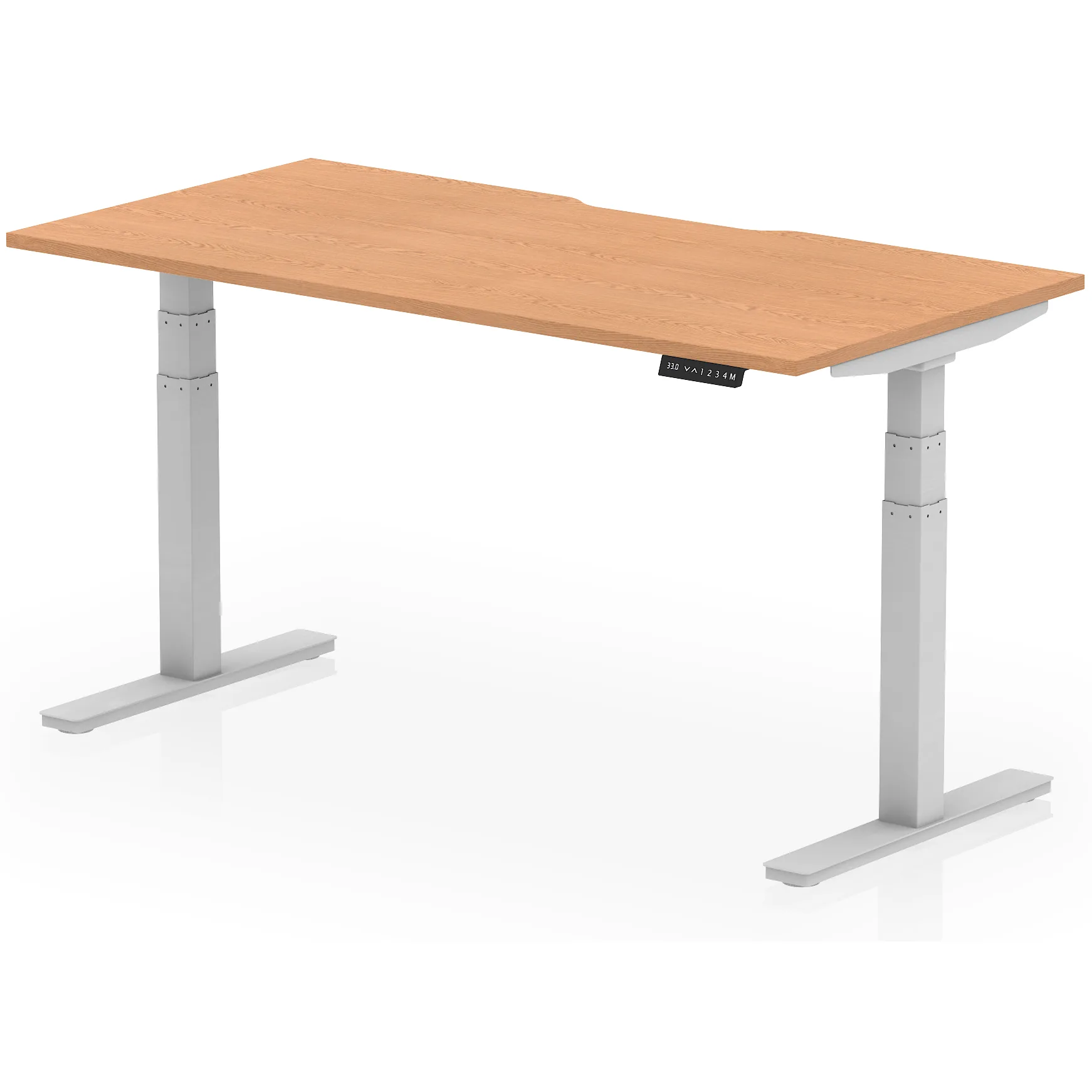 Air Scalloped Edge Electric Height Adjustable Standing Desk